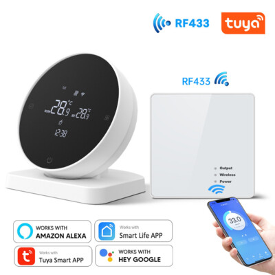 Tuya Smart Thermostat Wifi /RF 433MHZ Temperatur Controller Für Gaskesselheizung