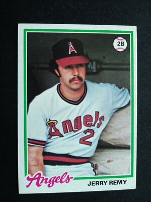 1978 Topps Baseball Card # 478 Jerry Remy - California Angels (VG/EX)