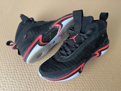 Jordan 36 Black Infrared 23 (Clear Sole) - Mens Size 12.5 Jordan 36 Black Infrared 23 (Clear Sole) - Mens Size 12.5