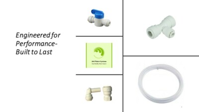 Refrigerator Ice Maker Water Line Installation Kit for RO (John Guest 3/8'' QC)