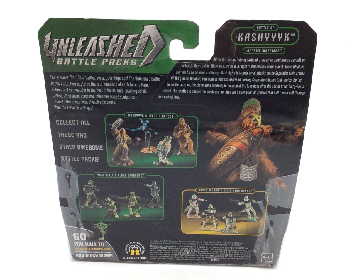 スターウォーズ UNLEASHED バトルパック ウーキー Star Wars Unleashed Battle Packs BATTLE OF KASHYYYK - WOOKIEE