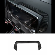 Carbon Fiber Dashboard Console Cover Trim 1pcs For Nissan Sentra 2020-2025