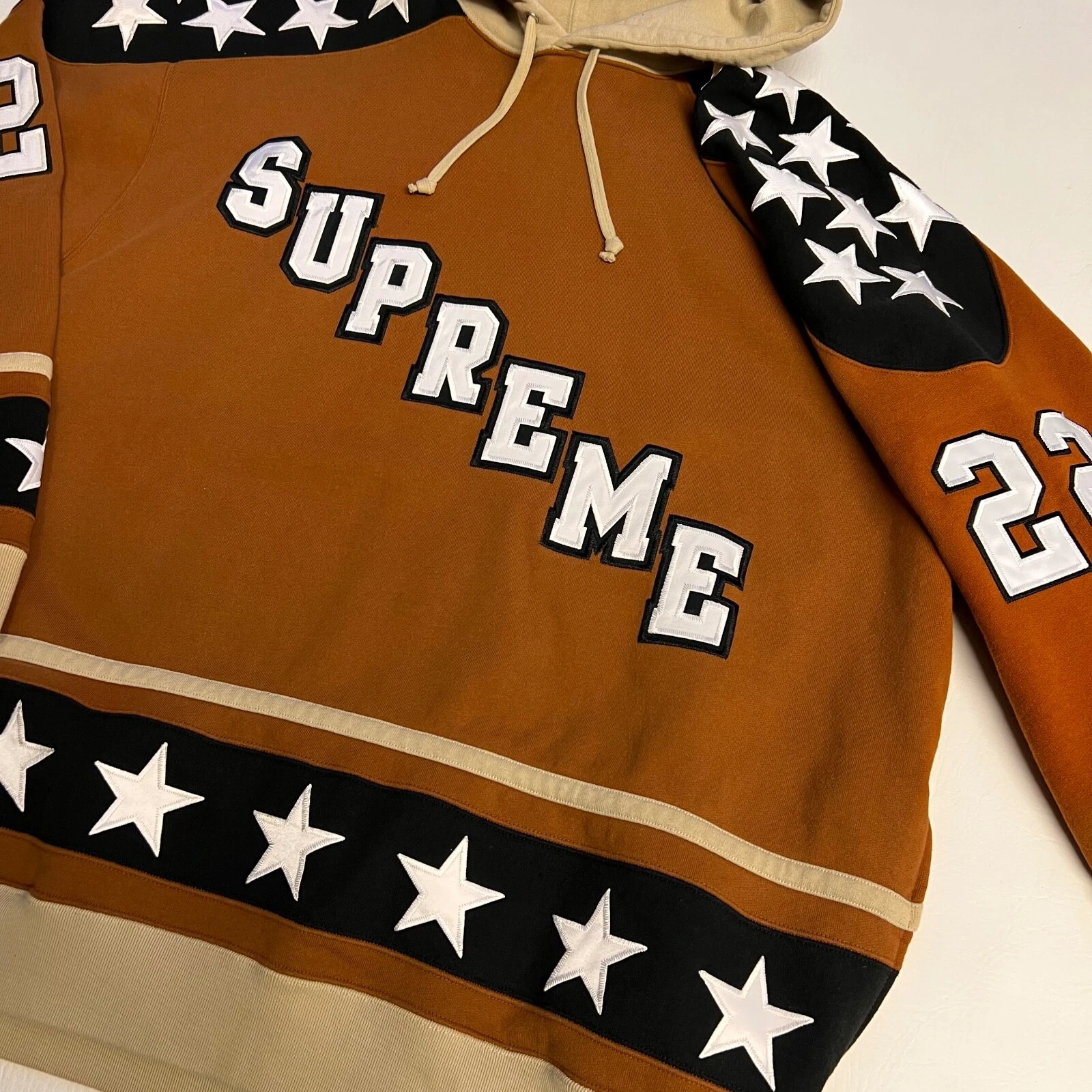 Felpa con cappuccio Supreme Hockey Marrone XXL