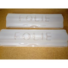 2er Set Folienspender für Alu- und Frischhaltefolie Folien Abroller Halter