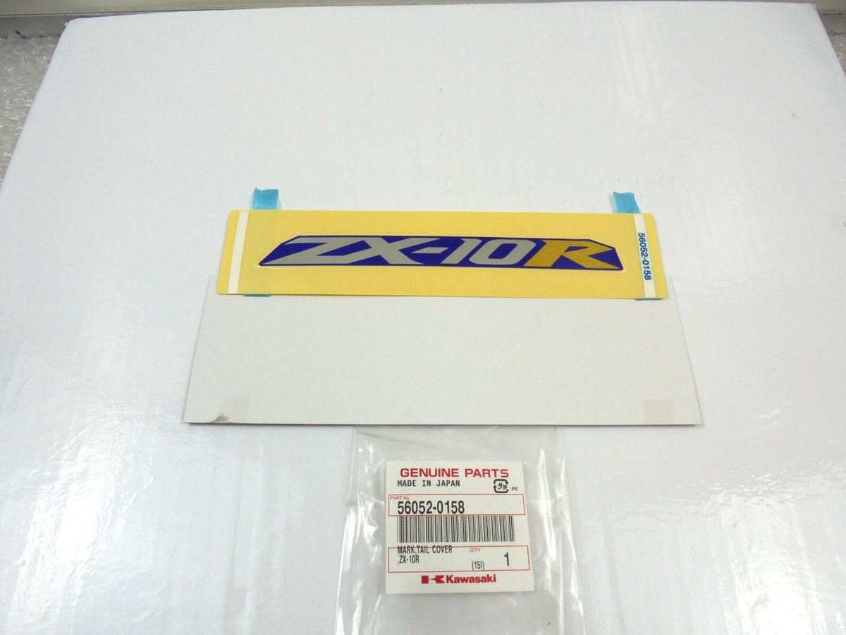 Kawasaki Ninja ZX-10R 2004 Genuine ZX10R Tail Cover Decal Emblem