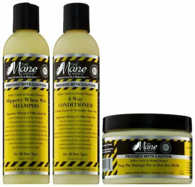 The Mane Choice | Proceed With Caution Killer Locken & Brutal Bounce Haarprodukt