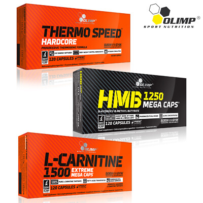 THERMO SPEED HARDCORE + HMB + STRONGEST L-CARNITINE - Lean Muscle - Weight Loss
