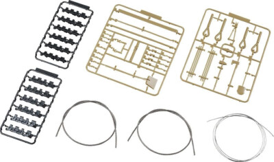 Max Factory 1/12 figma Vehicles Tiger I: Exterior Equipment Set Model Kit Parts