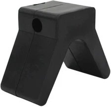 'V' Bow Stop Roller Boat Trailer Rubber Bow Stop V-Block 2-Inch by 2-Inch 3/8"