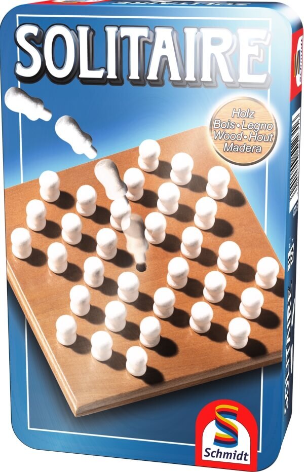 Thumbnail - Schmidt Spiele 51231 Solitaire, Mitbringspiel In Der Metalldose, Ab 8