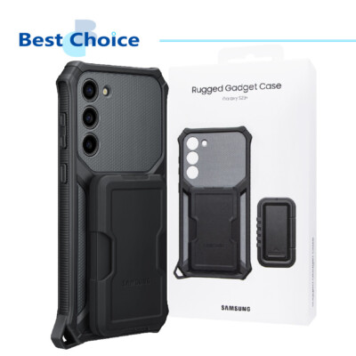 Original Samsung Official Galaxy S23+ Rugged Gadget Case (EF-RS916) - Titan