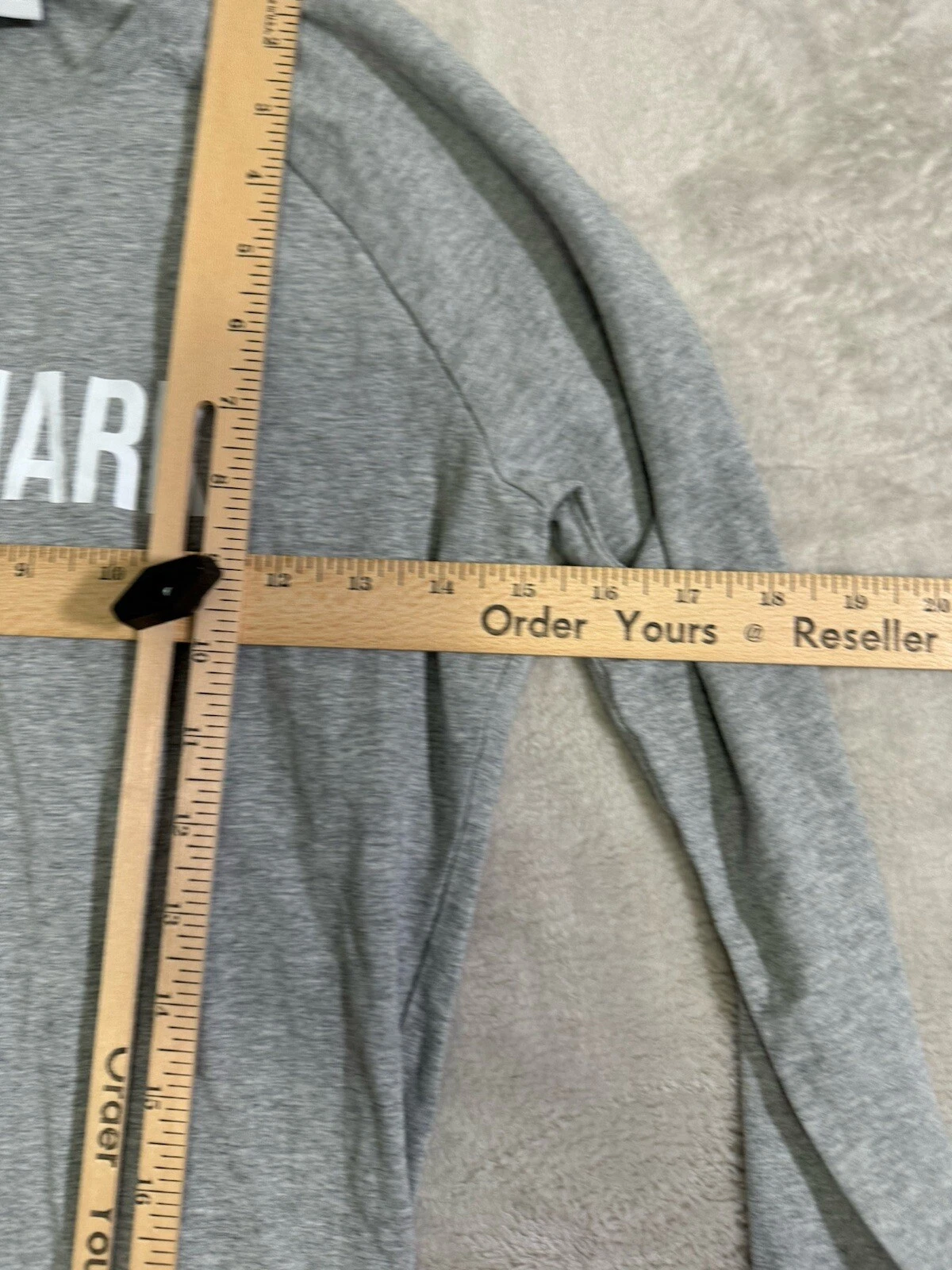 gymshark long sleeve pullover chest logo shirt