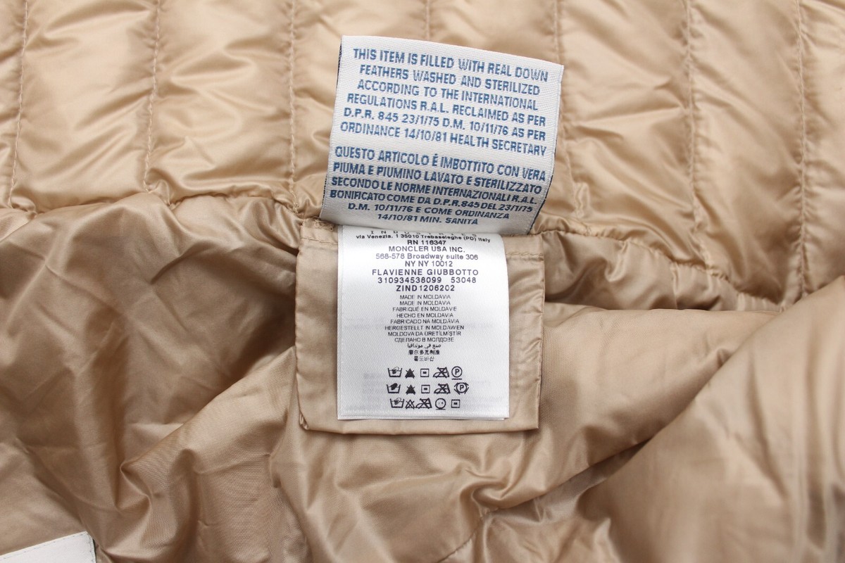 Women's MONCLER Flavienne Quilted Down Puffer Jacket Full