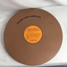 16mm Film Reel Goldberg Bros 15-in. 50 Minute Takeup Reel 1930s - 50s with case