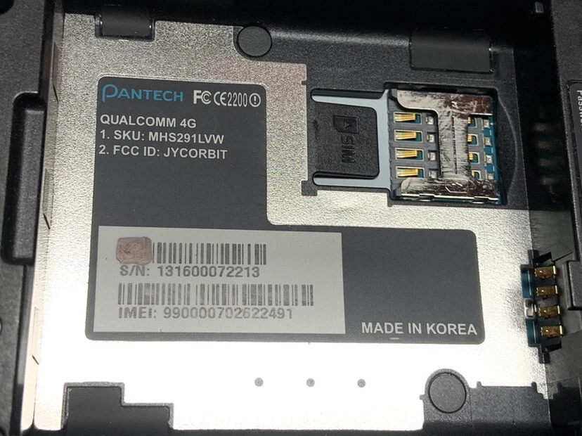 Pantech MHS291LVW 4G LTE Jetpack Mobile Hotspot Verizon Wireless MHS-291L WiFi C - Image 3 of 4