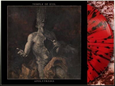 TEMPLE OF EVIL - Apolytrosis LP (RED-BLACK Vinyl, lim.100 Copies NEW,Black Metal