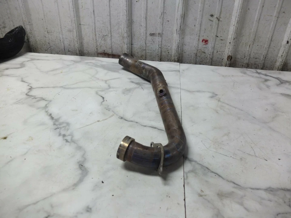 07 Polaris Victory Vegas Jackpot Front Muffler Exhaust Header Pipe - Image 4 of 4