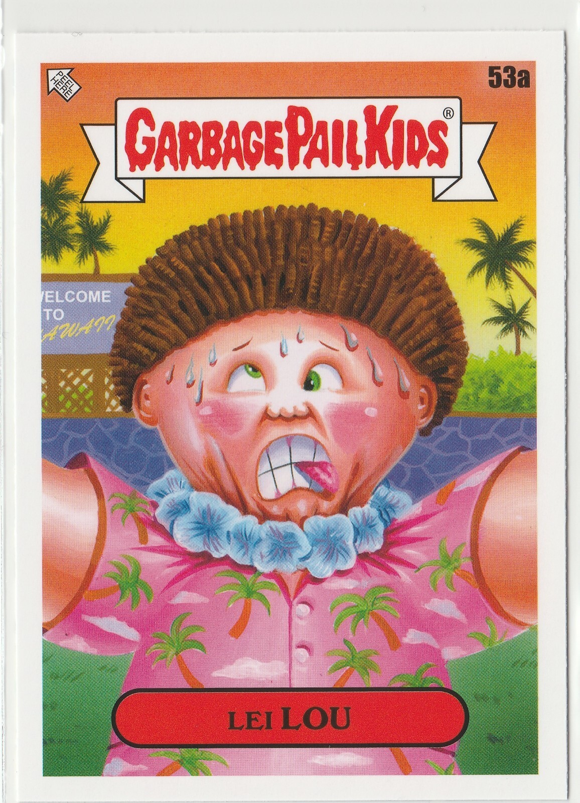Lei Lou #53a Garbage Pail Kids GPK 2021 Go On Vacation Trading Card