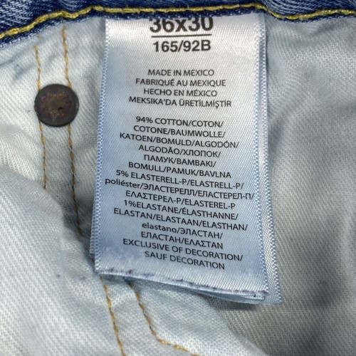 Polo Ralph Lauren Mens The Thompson Relaxed Fit Straight Jeans 36x29 Medium Wash - Picture 5 of 18