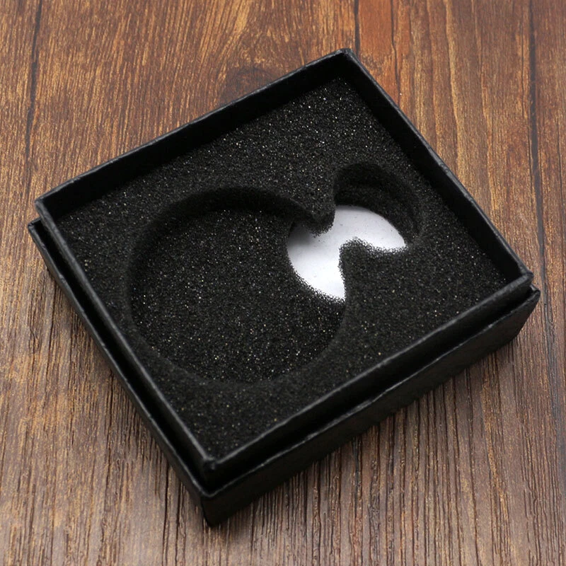 10pcs Black Cardboard Elegant Cases Pocket Watch Boxes Gift 8*7*3cm - Image 3 of 4