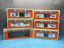 Konvolut (6) Lionel Spur O 90er Weihnachtszüge - Elfenjagd Gondel & mehr