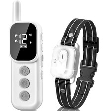 Dog Shock Training Collar with Remote - Rechargeable Waterproof 4 Training Mo...