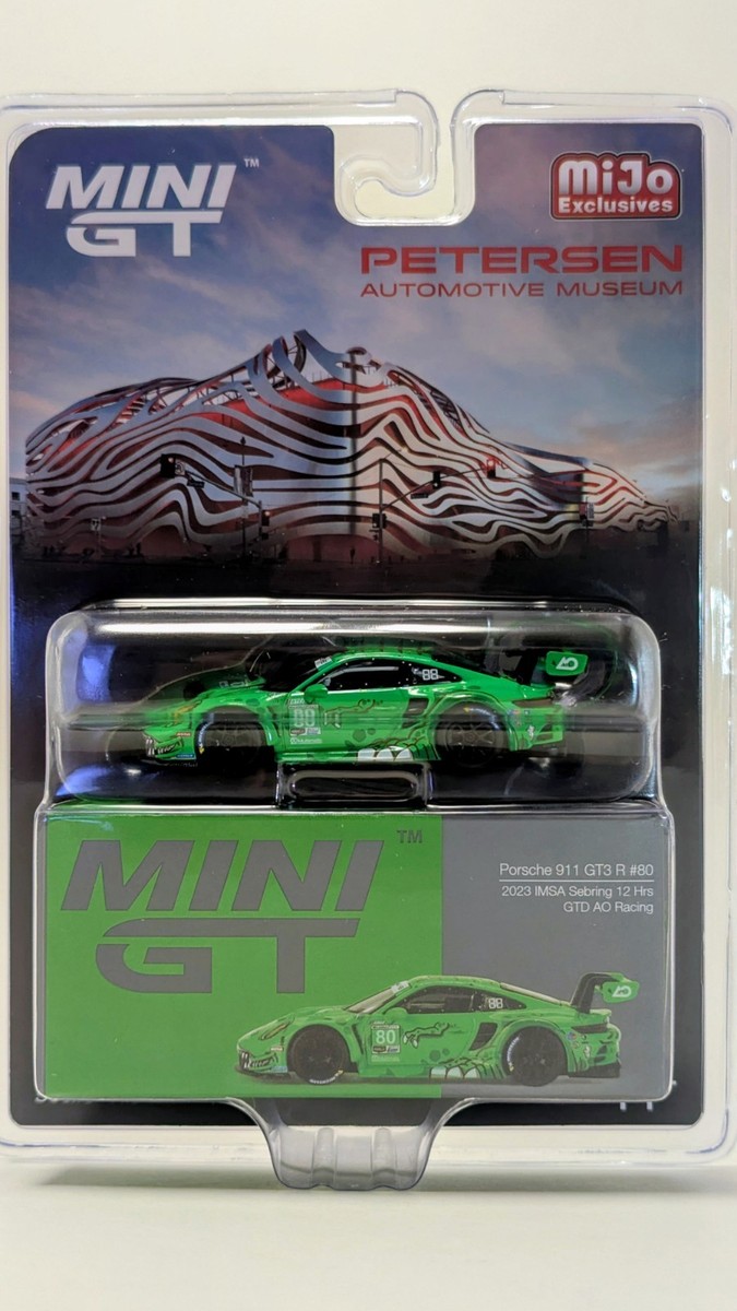 Mijo特注 MINIGT ポルシェ 911 GT3R #80 rexy Petersen Museum Exclusive! Mini GT PORSCHE 911 GT3 R REXY #80