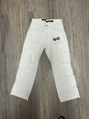 Vicinity Hose, Größe S, Weiß, Jeanshose