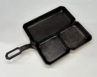 Vtg. Griswold Breakfast Skillet #666 Colonial Cast Iron Skillet Large Logo