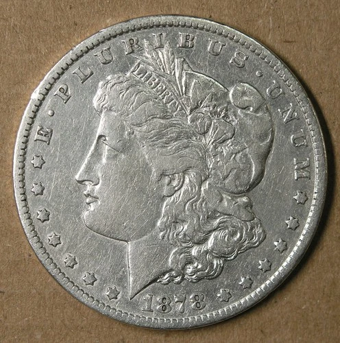 $1 1878-CC Morgan Silver Dollar VF Details Carson City Mint * AvenueCoin