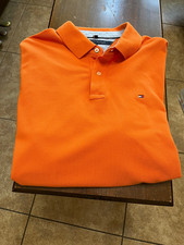 men's Tommy Hilfiger s/s polo shirt size XL orange