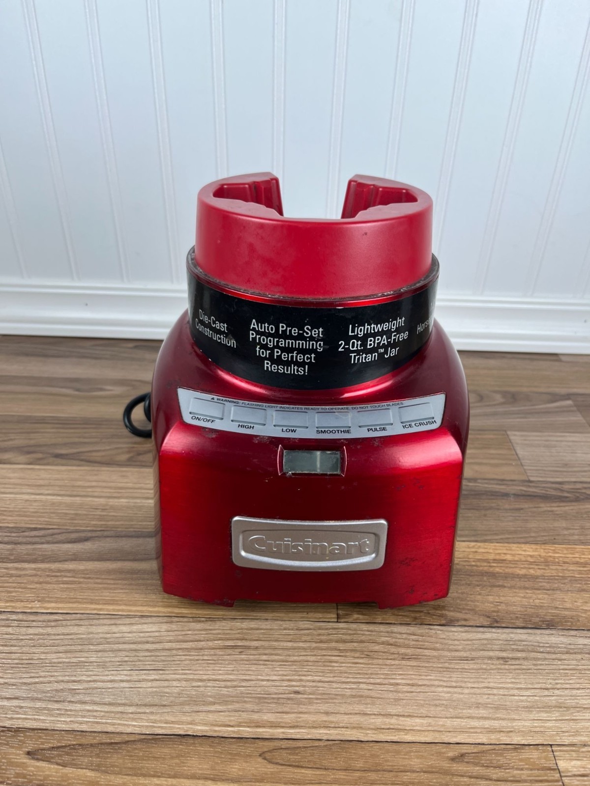 Cuisinart CBT-1000 Power Edge Blender Red Replacement Base ONLY