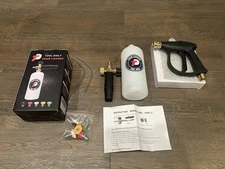 Tool Daily Foam Cannon w/ 5 Pressure Nozzle Tips & 3000 Psi High Pressure Gun
