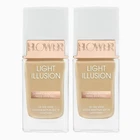 FLOWER Beauty Light Illusion Foundation - L4 Warm Beige - 2 PACK