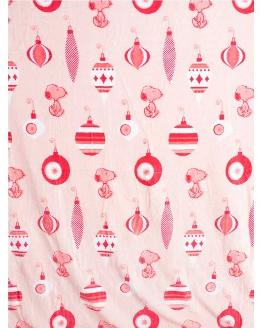 Manta Peanuts Snoopy Mid Century Navidad Berkshire - 60 x 70 pulgadas Foto 2 de 3