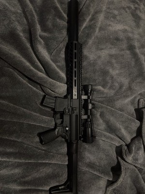 SIG SAUER MCX Electric Airsoft Rifle w/ Optical Sight, Adjustable Stock