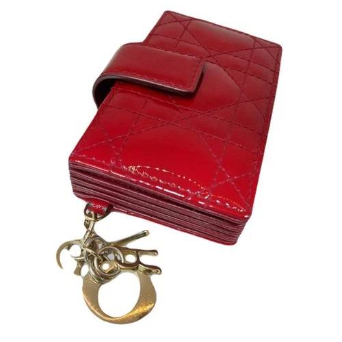 Porte carte breveté accordéon Dior rouge S0074OVRB 100589709