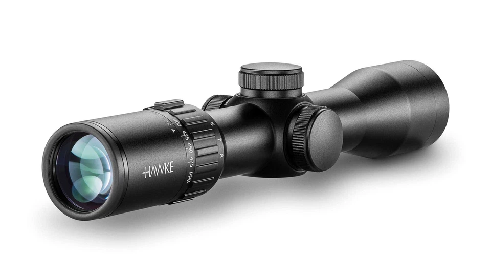 Mira para ballesta HAWKE XB30 SR retícula compacta gran angular iluminada 2-8x36 mm Foto 2 de 4
