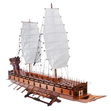 Handcrafted Korean Turtle Ship – Legendary Geobukseon Wooden Warship Model
