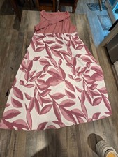 Beautiful Mauve Summer Sleeveless A-Line Dress