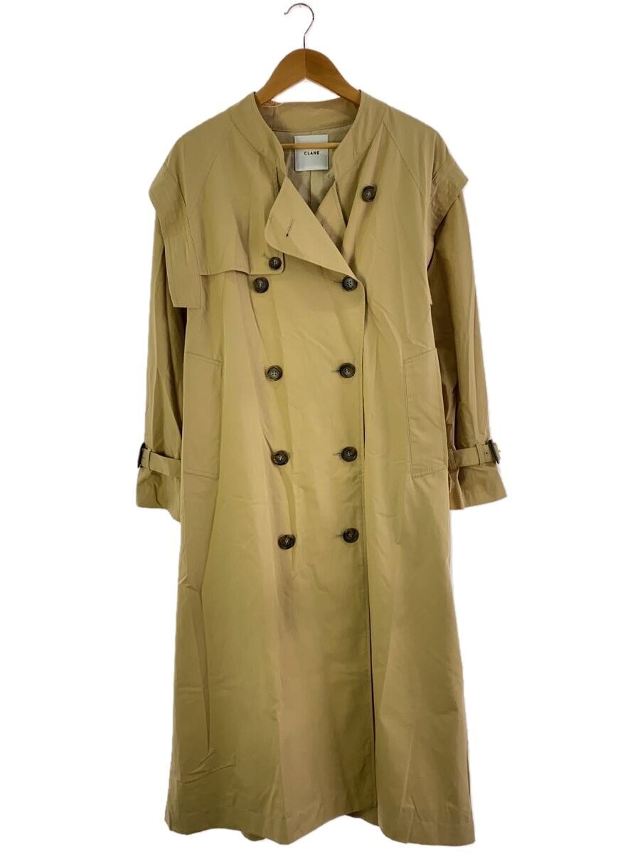 Clane Trench Coat/1/-/Beg/Plain/12101-0042// 3426