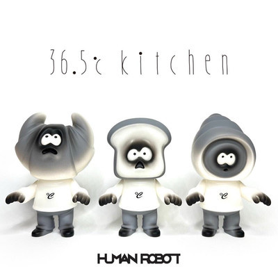 Pandead Matte Monochrome 3-Piece Set Human Robot X 36.5 C Pandead Matte Monochrome 3-Piece Set Human Robot X 36.5 C