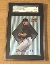 1999 Bowman's Best Brad Lidge #173 Rookie Card Houston Astros SGC AUTH AUTOGRAPH