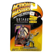 Batman Animated Series Action Masters Catwoman Die Cast Metal Figure Kenner New