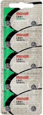 Maxell Batteries LR41 192 Comma; AG3 Alkaline Button Size Battery Comma; On...