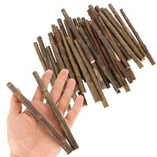 100 PCS 6 Inch Wood Log Sticks 0.30.5 Inch Diameter Natural Twig Craft DIY