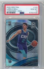 2020-21 Spectra Lamelo Ball #102 Variation - Asia PSA 10
