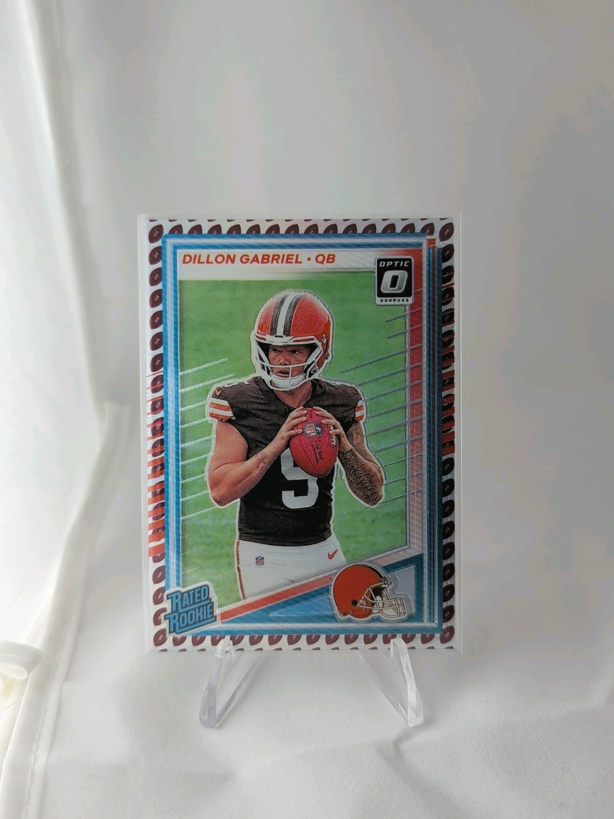2025 Panini Donruss Dillon Gabriel Optic Preview Rated Rookie Football Emoji 316