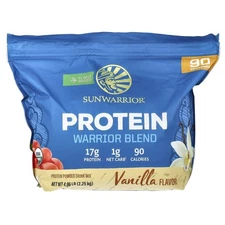 2 X Sunwarrior, Warrior Blend, Protein, Vanilla, 4.96 lb (2.25 kg)