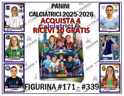 PANINI FOOTBALLERS 2025-2026 FIGURINES OF YOUR CHOICE #171-#339 GET 4 + 10 FREE